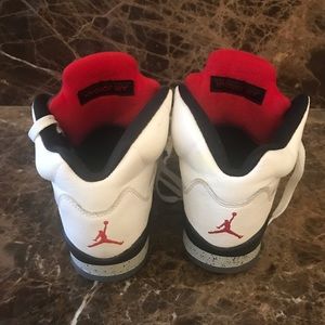 Jordan Shoes - 5.5 Jordan’s 5 White Cement Jordan Shoes - 5.5 Jordan’s 5 White Cement